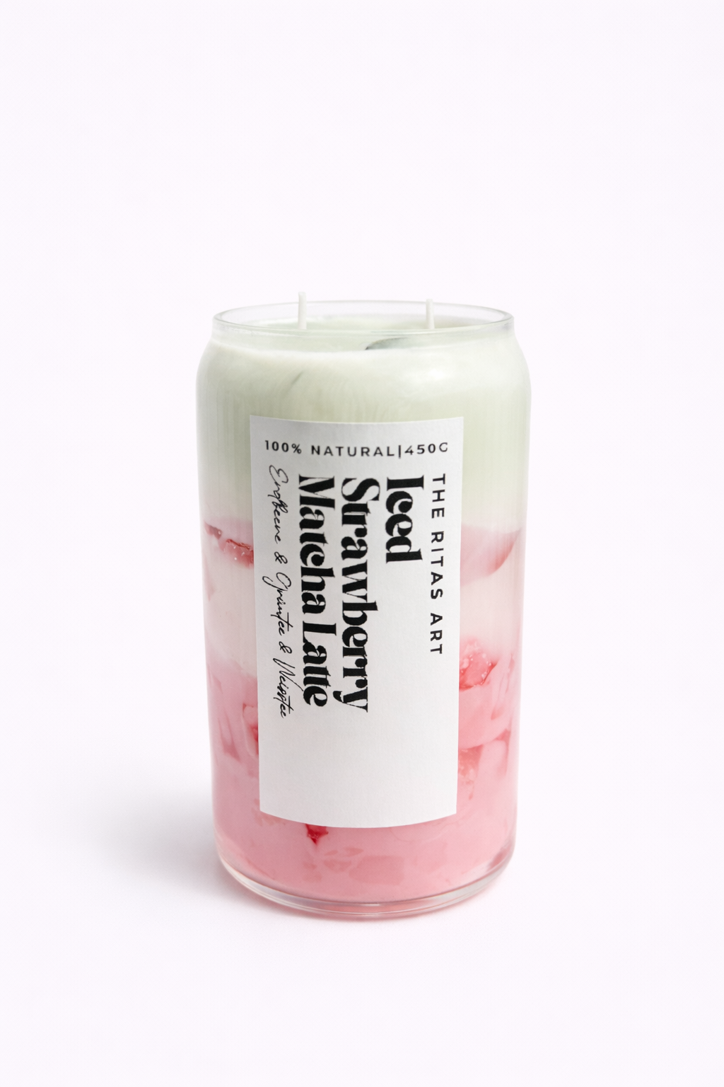 Iced Strawberry Matcha Latte