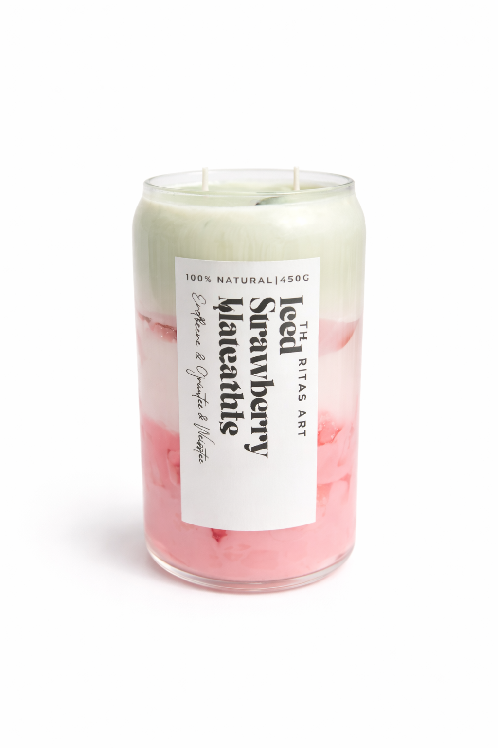 Iced Strawberry Matcha Latte